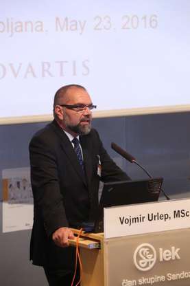 Vojmir Urlep, MSc, President of the Lek Board of Management and Novartis Country President welcomed the participants