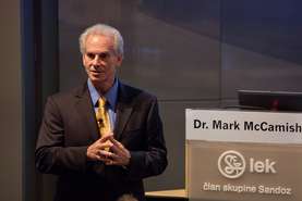 Dr. Mark A. McCamish spoke about development of biosimilars
