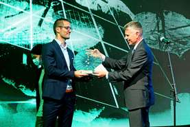 The award was accepted on behalf of Lek by Gašper Antičevič, Technical Services Lead Slovenia